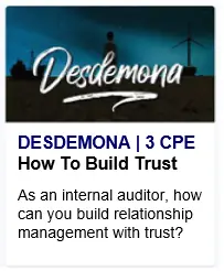 Desdemona 3 CPE | How to build trust
